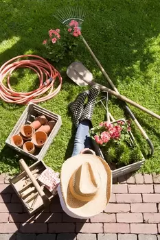 Gezien in de folder: je tuin lentefris met hulpmiddelen