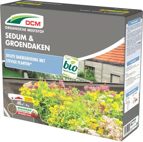 DCM Meststof Sedum & Groendaken 3kg